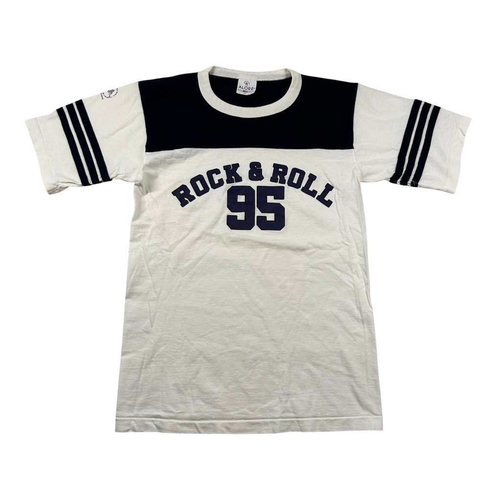 Vintage Alore Rock & Roll Hall of Fame T-Shirt Womens S Baseball 90s USA Single
